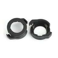 2pcs LED H7 Bulb Holder Adapter LED Headlight Headlamp H1 Base Adapter for Ford Kuga HID 2017