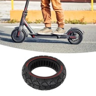 JONY1IF Electric Scooter Replacement Wheel, Solid 80/65‑6.5 Scooter Solid Tire, Durable Red Line 10i