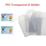 License Debit Card Holder ID Card Case Organizer Plastic PVC Clear Card Holder ID Business Credit Ca