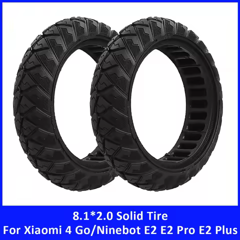 8.1*2.0 Solid Tire for Xiaomi 4 Go for Ninebot E2 E2 Pro E2 Plus Electric Scooter Accessories Parts 