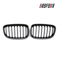 Suitable for BMW 1 Series F20 Matte Black Mesh F20 Front Bumper Grille Diffuser Vent Front Nose Mesh