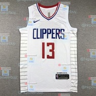 新款 刺繡版NBA快船隊保羅喬治球衣13號NBA球衣5 請認證hkpowerbuy.賣家 世界杯 運動褲 運動衫 套裝 籃球衫 比賽服