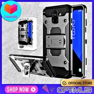 Samsung A8 2018 &amp; A8 PLUS (2018)+ A6 2018 Phone Case with built in stand &amp; Holster OPTIMUS XDefender