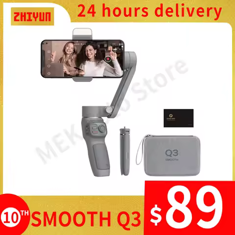 ZHIYUN SMOOTH Q3 Gimbal Smartphone 3-Axis Phone Gimbals Portable Stabilizer for iPhone 16 pro max/Xi