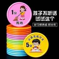Reward Points Card Reward Points Card Home Good Habits Develop Children's Reward Points Card Family 