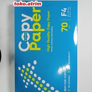 (1 Ream) HVS F4 70 GSM Copy Paper | HVS Copypaper F4 70 | 500 SHEETS