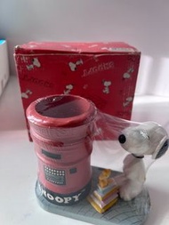 Vintage Snoopy & Woodstock Pen Holder