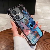 OPPO A5 Pro 5G A5i Pro A5x A3x A3 Pro 5G Custom Name Case Stitch Candy Color Shock Absorbing Anti-Dr