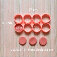 Cookie cutter MASS CIRCLE size 173.58 cm (d.circle @3.9 cm)