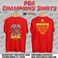 Brgy Ginebra San Miguel Champions Premium Quality T-Shirt