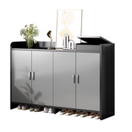 Shoe Cabinet Simple Large Capacity Multi Layer Shoe Rack Cabinet Home Gray 90cm Shoe Storage Cabinet