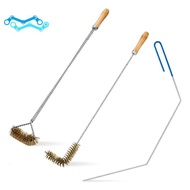 3 Pcs Fryer Cleaning Tools,Stainless Steel Deep Fryer Cleaning Tools,Basket Fryer Brush,Air Fryer Cl