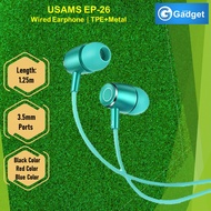USAMS EP26 SPORT EARPHONE HEAPHONE