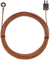 Digi-Sense Type-J Bolt-On Probe 0.62" OD Mini Conn Grd 25ft Strt Fiberglass Cable