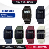 CASIO CA-53 SERIES Data Bank Fashion 8-digit calculator Digital Dual time Water Resistance Men Watch