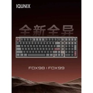 IQUNIX FOX98 FOX99 Flagship Customized Mechanical Keyboard Three-Mode Game Kit Hot Swap Aluminum Fac