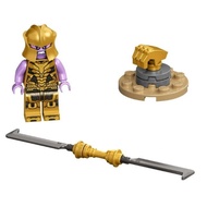 Lego SH0773 sh773 Marvel Super Heroes  Avengers 76237 -  Thanos Minifigure Gold Armor with Gauntlet 