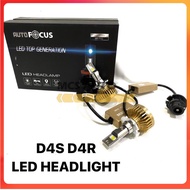 D4R D4S 6500K AUTO FOCUS LED HEADLIGHT HEADLAMP BULB(PAIR)
