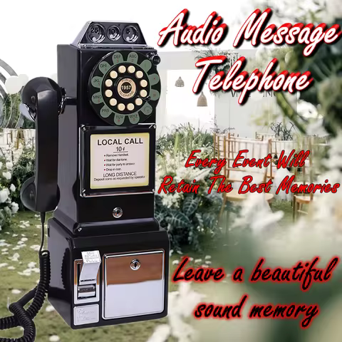 Voice guestbook wedding guest blessing audio check-in message phone romantic memoir event audio mess