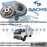 GENUINE SACHS CLUTCH KIT SET WITH BEARING NISSAN TRUCKS YU41 UD