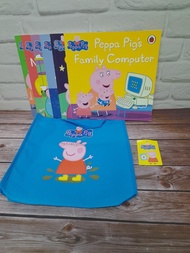 [近全新]三民書局購入 6本合售價 Peppa Pig 佩佩豬套書 (附收納袋) 英文繪本 童書