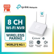 TP-Link VIGI NVR1108H-W 8CH WiFi NVR | Easy Wireless Pairing with VIGI & TAPO ONVIF Cameras | CCTV R