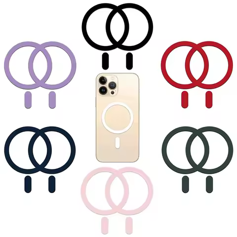 for MagSafe Magnetic Plate Ring Universal Metal Sticker Support Wireless Charger Metal Plate Sheet f