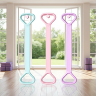 New 8-Line Puller for Women - Open Back Workout, Shoulder Slimming, Yoga Stretch Belt with Silicone 