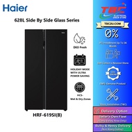 Haier 628L Side By Side Twin Inverter Refrigerator | HRF-619SI(B)