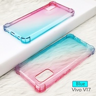 Carristo Vivo V17 Anti-Shock Case Cover Rainbow Aurora TPU Soft Casing Housing