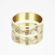 以色列硬幣戒指 25 agorot 1960-1979 男士硬幣戒指 女士硬幣戒指