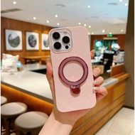 Magsafe ringstand glitter case layer blink glitter samsung S24 S24plus S24ultra S24fe S25 S25plus S2