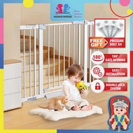Baby Safety Gate Door Fence Baby Safety Gate Auto Lock For Gate Fit Various Size Pagar Baby Baby Gat