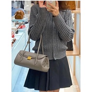 M Home m1um1u 26ss Autumn Winter New Product Baguette Bag Casual Lazy Low-Key Elegant Retro Fashion 
