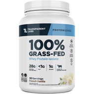 Transparent Labs Grass-Fed Whey Protein Isolate - Naturally Flavored, Gluten Free Whey Protein Powde