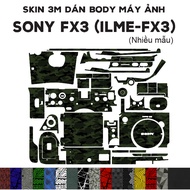 3M Skin for Sony FX3 camera stickers (Many models to choose from) | 3M Film protective sticker for S