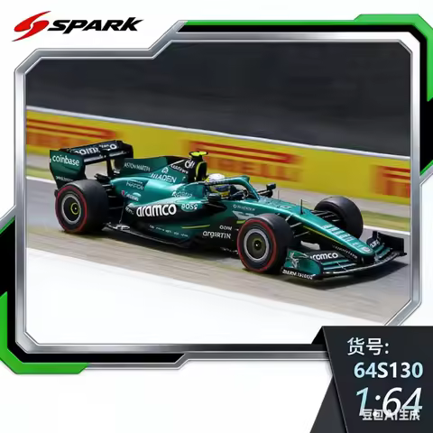 Pre-sale Spark 1:64 Aston Martin F1 AMR26 Alonso 2026 Japanese Grand Prix #14 Alloy Cast Automobile 