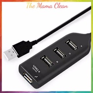 USB HUB 4 PORT LAPTOP CHARGER CONNECTION/HANDPHONE/PC USB2.0