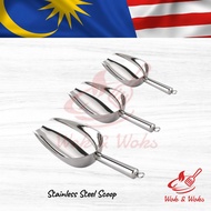TOFFI Brand Stainless Steel Grain Scoop /  Skop Butiran Keluli Jenama TOFFI