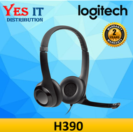 LOGITECH HEADSET WIRED USB H390 (981-000485) ( BLACK / ROSE / WHITE )