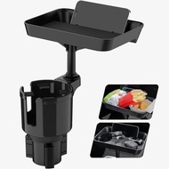 TYKOR Car Cup Holder Tray, 9.5" Car Food Tray Table For Eating | Cup Holder Expander Adapter For Car