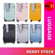 RENAITO (3 in 1 Set) 20” 24” 28” Travel Luggage Bag / Strong Hardcase PVC Luggage / Beg Bagasi