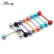 2pc Stainless Steel Barbell Ear Cartilage Tragus Helix Stud Bar Earring Piercing