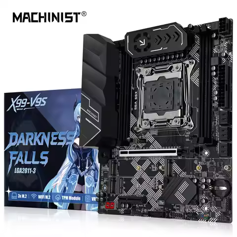 MACHINIST X99 V9S Motherboard C612 chipset Support LGA 2011-3 DDR4 RAM Four channel Memory NVME M.2