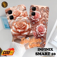[GCS495] Fashion Case for Infinix Smart 10 4G 2025 Tecno Spark Go 2 4G 2025 fl0wers motif aesthetic 