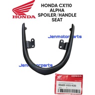 ALPHA CX110 SPOILER LBAR ALPHA HANDLE SEAT ORIGINAL100%HONDA 50400-K03-N30