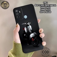 HP OPPO A53/A33/A53S - Leviora Case - Fashion Motorcycle Case - OPPO A53/A33/A53S Softcase - Pro Cam