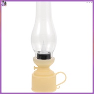 Candles Vintage Oil Lantern Chamber Lamp LED Kerosene Ornament Electronic Small Plastic  ouxuanmei