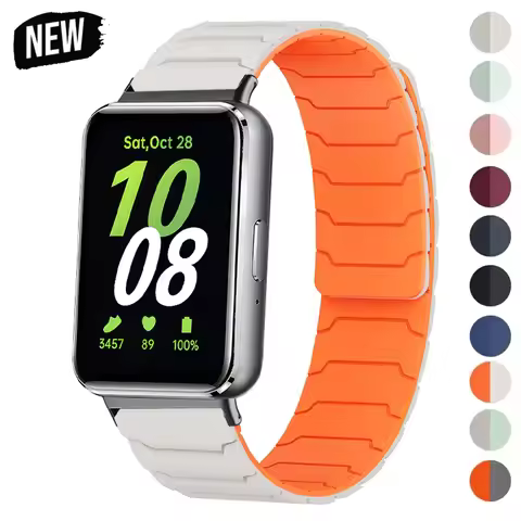 2025 Magnetic Strap For Samsung Galaxy Fit 3 Silicone Adjustable Watch Band For Samsung Galaxy Fit 3