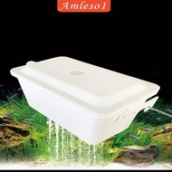 [Amleso1] Hanging Filter Box Adjuster Submersible External Wall Mounted Biochemical Supplies for Tank Filtration Aquarium